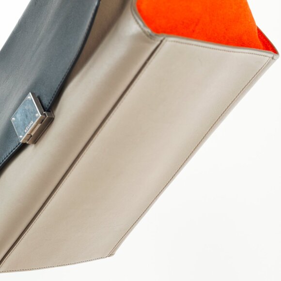 Celine Trapeze Medium Tricolour Leather & Suede Tote - Picture 5 of 14